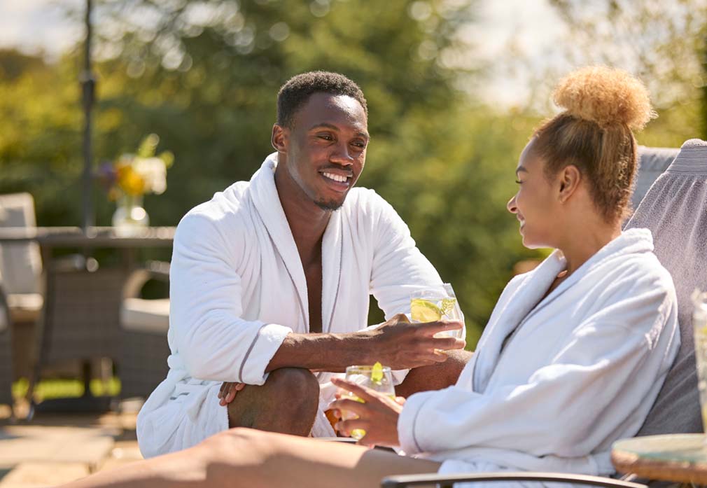 Spa African Woman in Beauty Salon